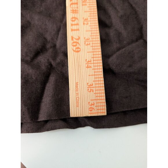 Vintage Apostrophe 100% Linen Maxi Skirt Womens Size 16 Brown Modest Lagenlook - Picture 8 of 8